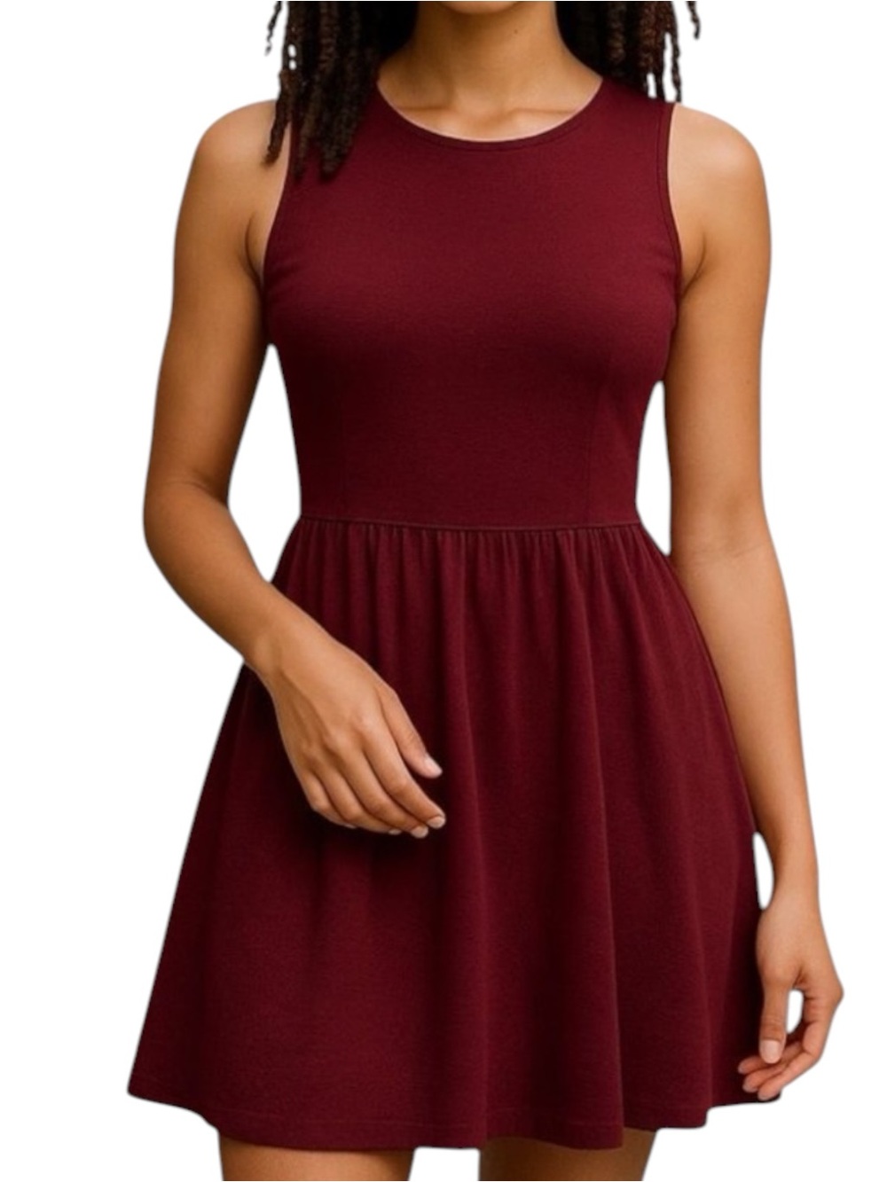 J Crew Brick Red Classic Fit Flare Feminine Dress NWOT Size XS Coastal Cowgirl